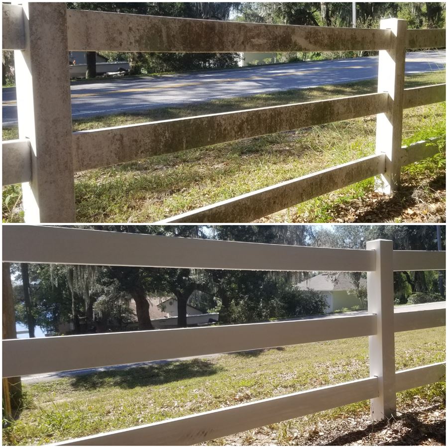 Big Fence Cleaning in Groveland, FL