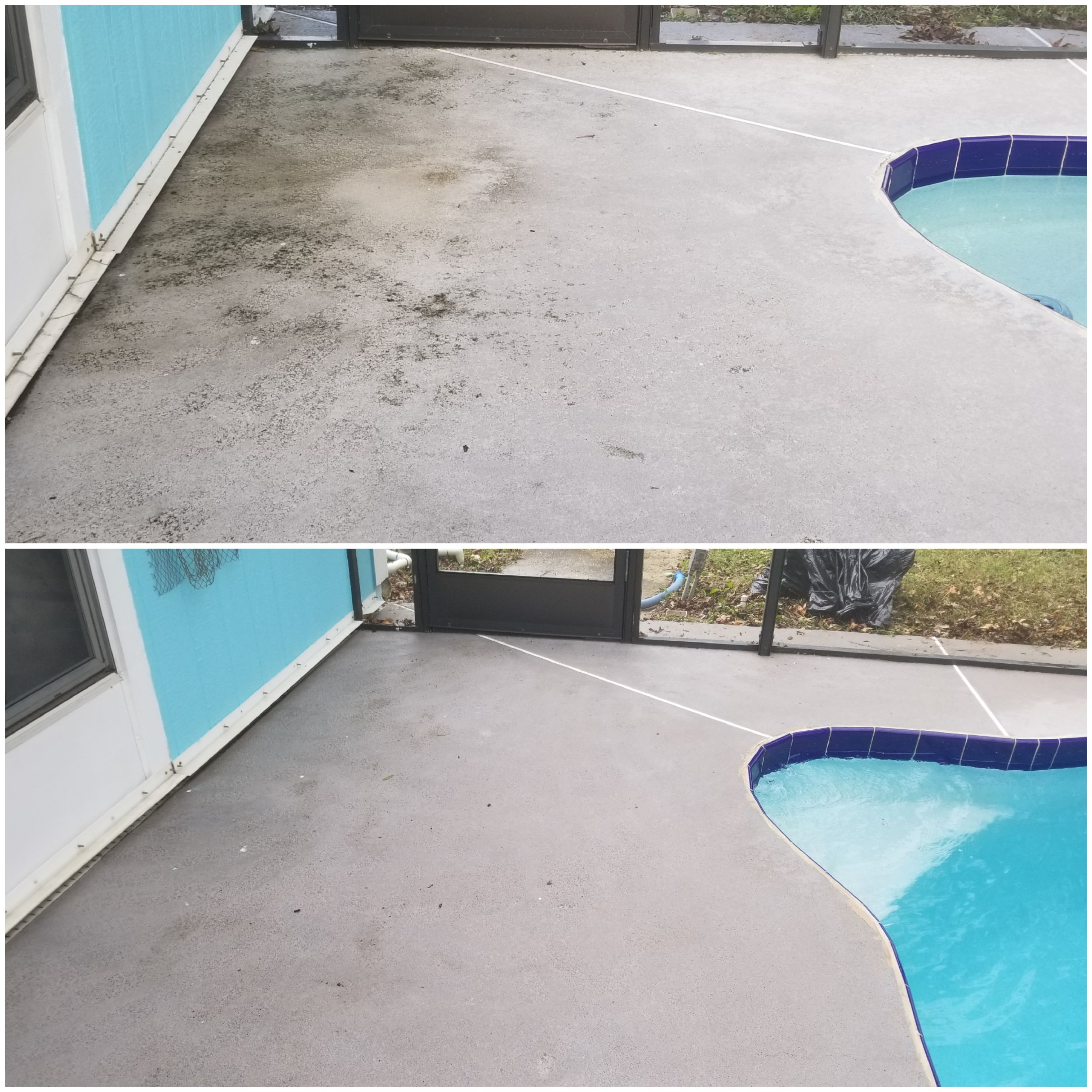 Pool Deck Softwashing in Orlando, FL